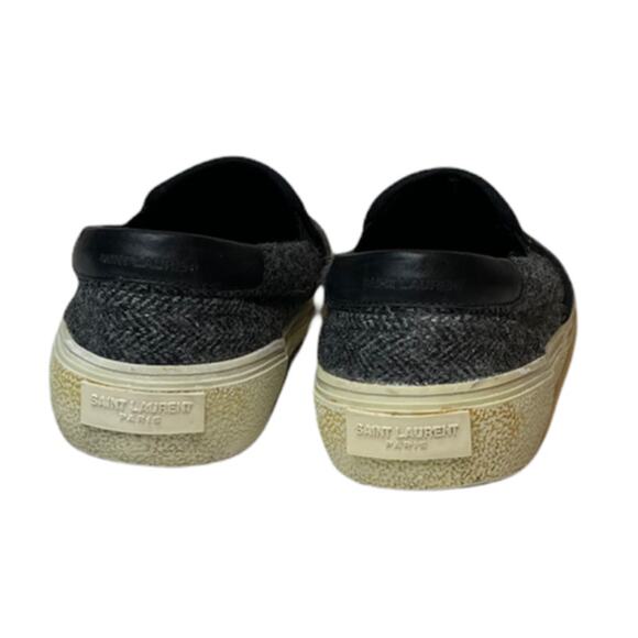 Yves Saint Laurent Black and Cream Sneakers - Picture 5 of 11